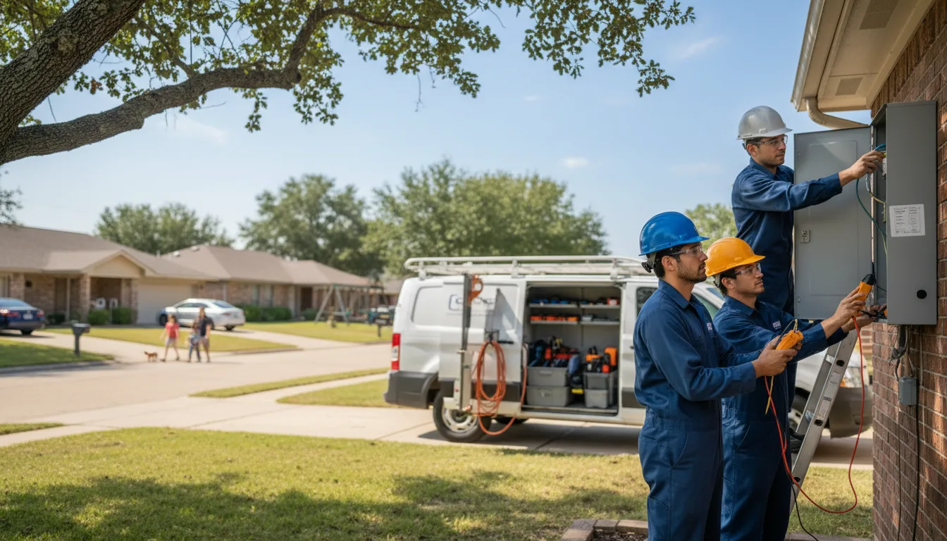 Certified electrician providing emergency electrical services in Pigeon Falls, WI